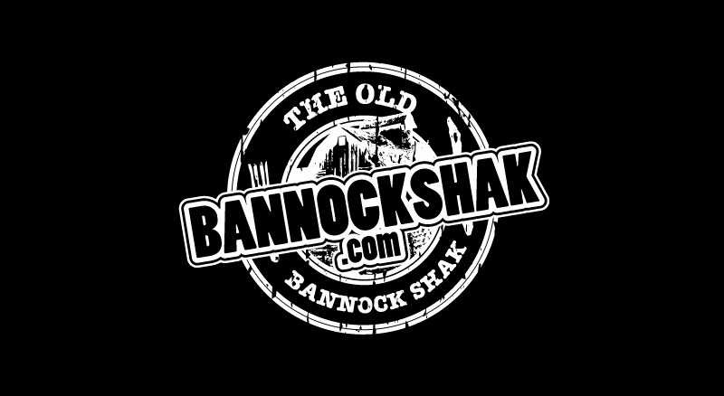 Bannockshak white logo
