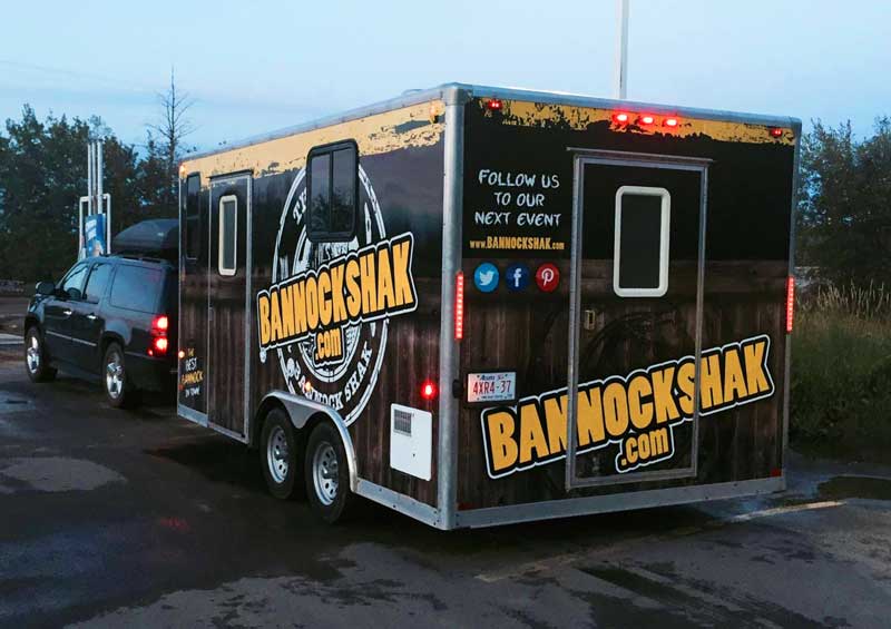 Bannockshak vehicle-wrap