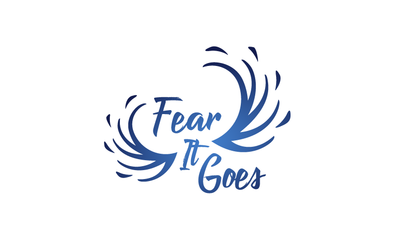 Fear It Goes - blue gradient logo