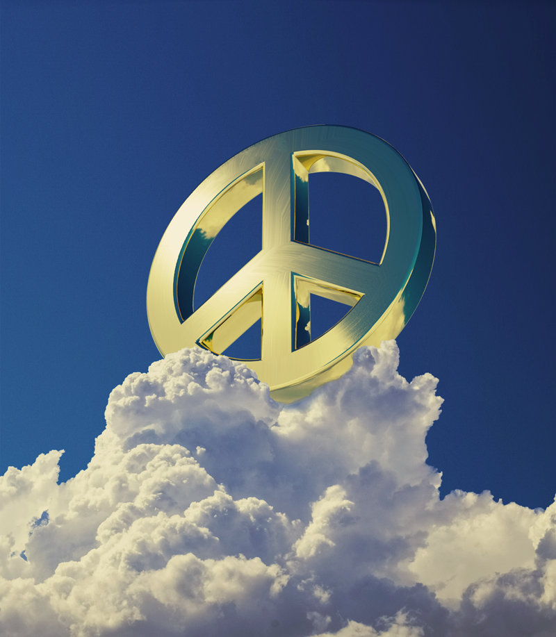 Peace, peace symbol, graphic art, nft, world peace, nuclear disarmament, sky, clouds, мир,