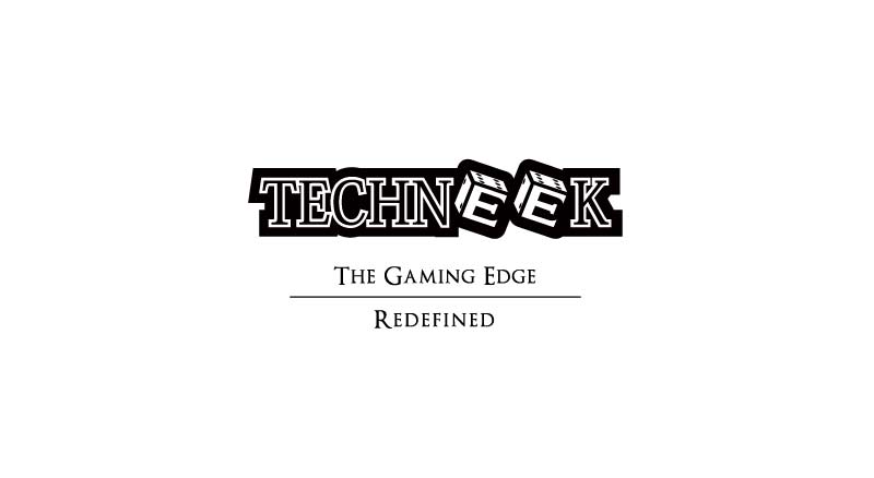 Techneek brand identity - gold logo