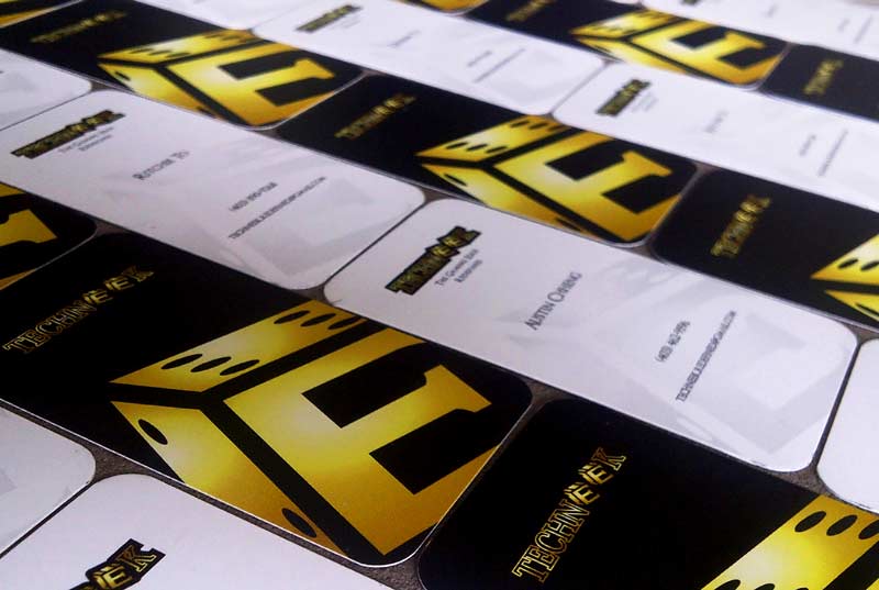 Techneek brand identity - prints