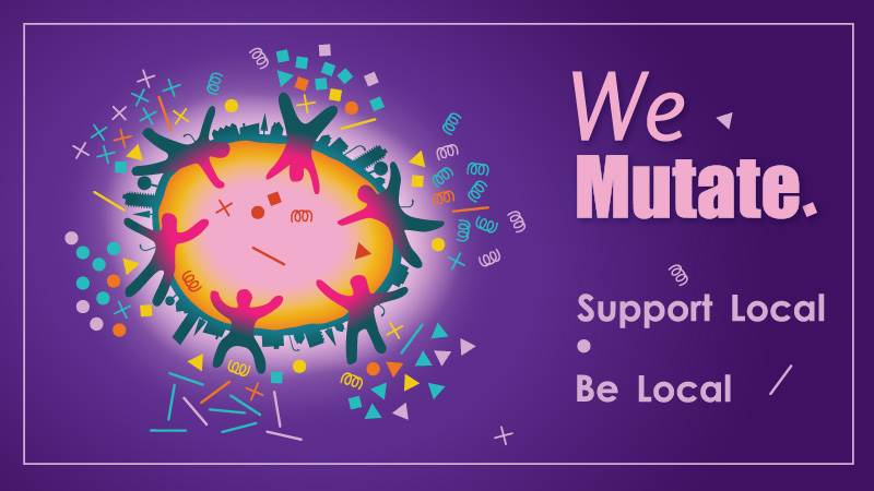 Pandemic Art, 2020, Covid Art, Support Local, Virus Art, Corona Virus, metaphor